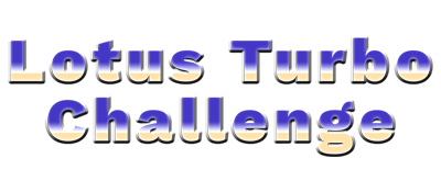 Lotus Turbo Challenge logo for Sega Genesis